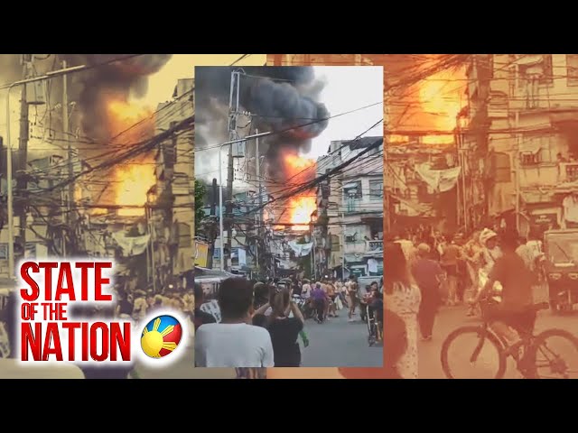 ⁣Sunog, sumiklab sa residential area sa Pasay City | SONA