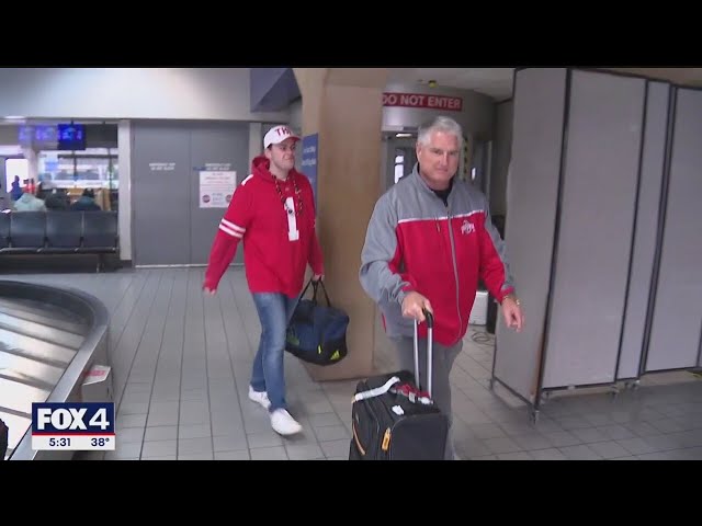 ⁣Texas, Ohio State fans battle travel troubles to attend Cotton Bowl