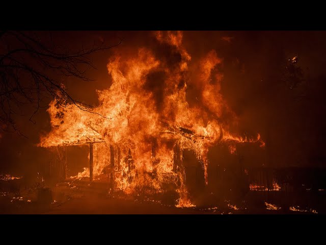 ⁣Live: California wildfire continues to rage, forces mass evacuations