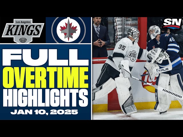 ⁣Los Angeles Kings at Winnipeg Jets | FULL Overtime Highlights - January 10, 2025