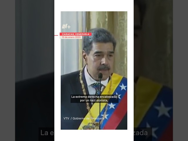 ⁣Nicolás Maduro llama  “nazi sionista" y "sádico social” a Javier Milei - N+ #Shorts