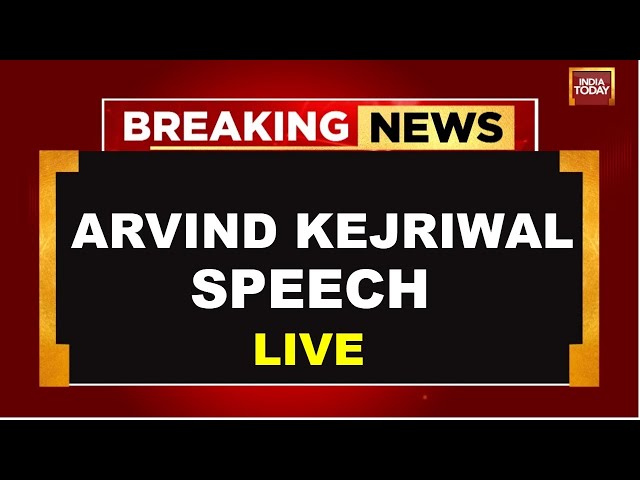 ⁣Arvind Kejriwal Speech Live: Delhi Election 2025 | India Today Live News