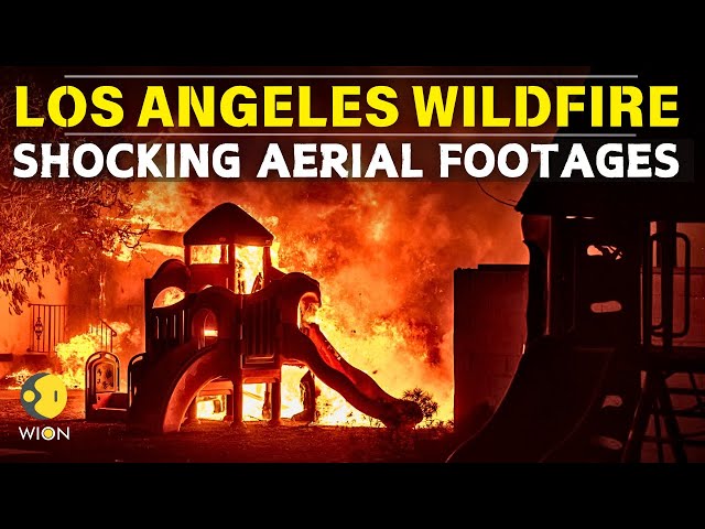 ⁣California Wildfire 2025:  Deadly Forest Fire Spreads, Shocking Aerial Footages On Cam | Los Angeles