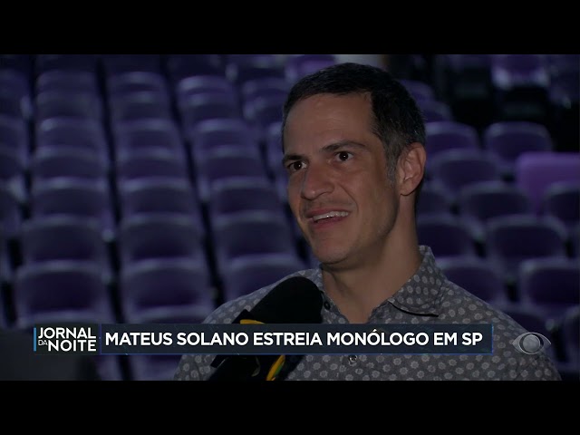 ⁣Mateus Solano estreia monólogo em São Paulo