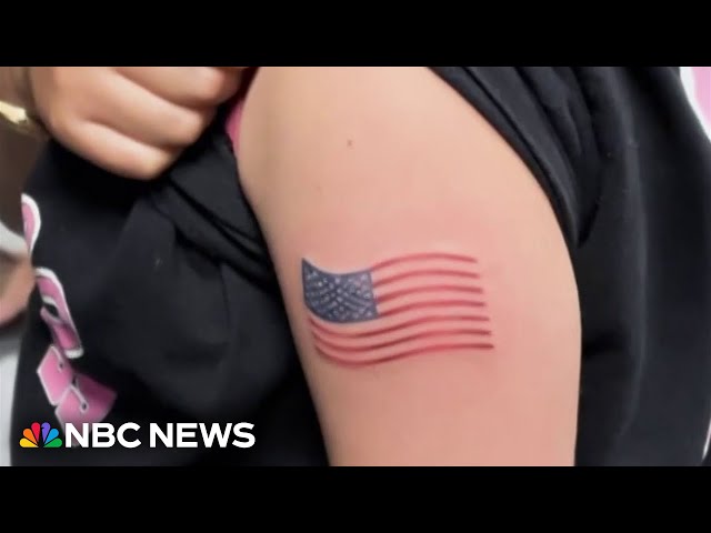 ⁣Nine-year-old's tattoo sparks controversy online