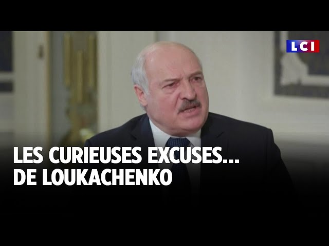 ⁣Les curieuses excuses... de Loukachenko｜LCI