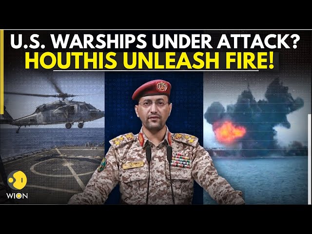 ⁣US Houthi War: Yemen Houthis Jolts USA, Deadly Attack On US Warship In Red Sea | Trump Warns | LIVE