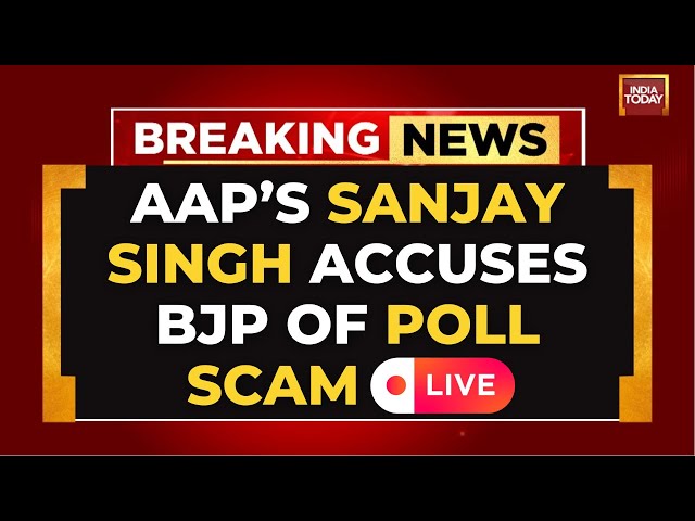 ⁣AAP LIVE: Voter Scam in Delhi? Sanjay Singh Accuses BJP with 'Proof' | Delhi Poll | India 