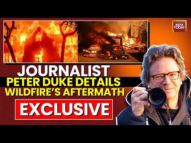 ⁣Journalist Peter Duke Exclusive | Los Angeles & California Wildfire Aftermath Details | India To