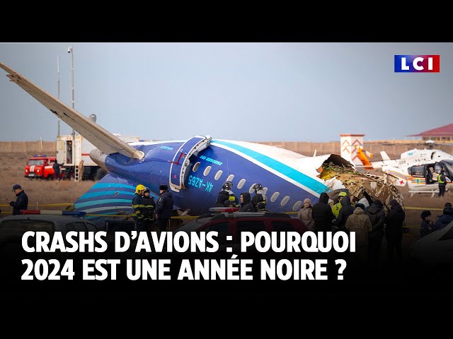 ⁣Crashs d’avions : pourquoi 2024 est une année noire ? ｜LCI