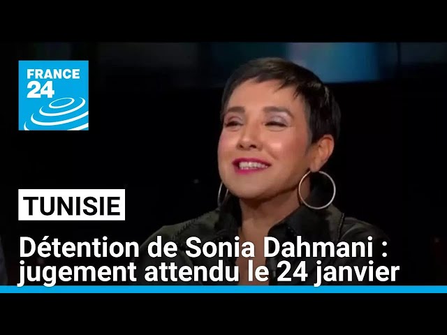 ⁣Détention de Sonia Dahmani en Tunisie : jugement attendu le 24 janvier • FRANCE 24