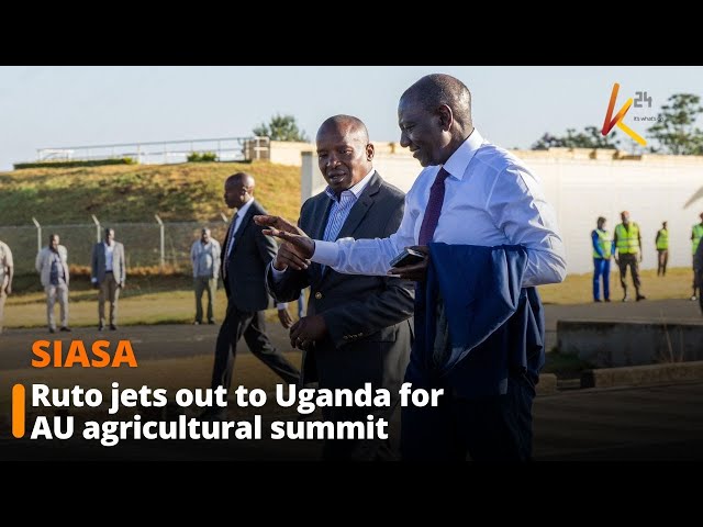 ⁣Ruto jets out to Uganda for AU agricultural summit