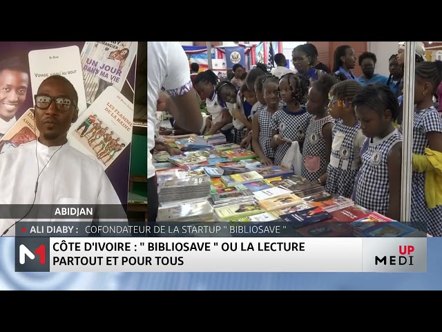 ⁣#MediUP / Côte d'Ivoire : "Bibliosave" ou la lecture partout et pour tous