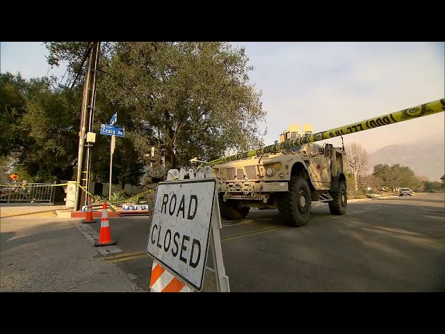 ⁣Looting fears amid Los Angeles area wildfires