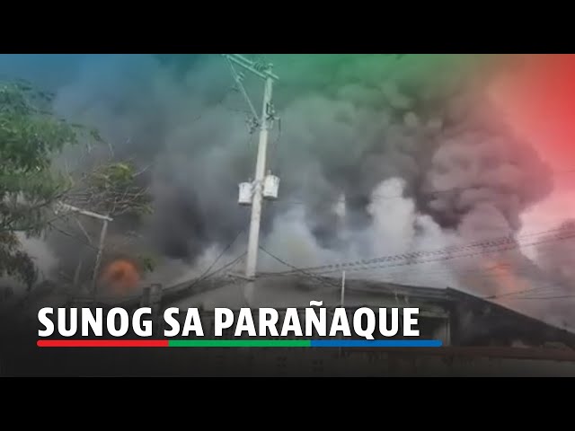 ⁣Warehouse nasunog sa Parañaque City | ABS-CBN News