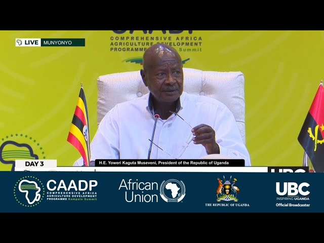 ⁣MUSEVENI OFFICIALLY CLOSES THE CAADP KAMPALA SUMMIT BY CALLING FOR MODERNIZATION OF AGRICULTURE