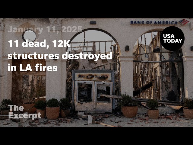 ⁣11 dead, 12K structures destroyed in LA fires | The Excerpt