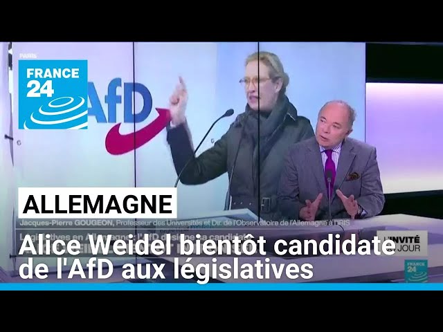 ⁣Législatives en Allemagne : Alice Weidel bientôt intrônisée comme candidate de l'AfD