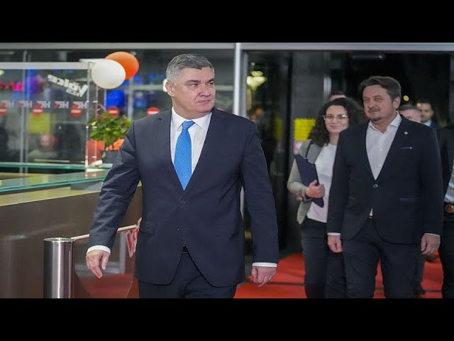 ⁣Zoran Milanović, "le Trump croate", favori avant le second tour de l'élection préside