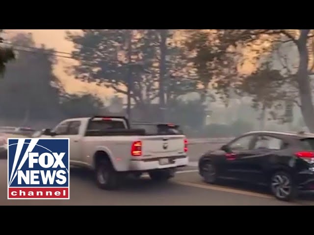 ⁣‘NO PLAN': Californian details wildfire evacuation chaos