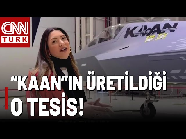 ⁣Türk Mühendisler Üretti, Türk Pilotlar Uçurdu! CNN TÜRK "Kaan"ın Üretildiği Tesiste!