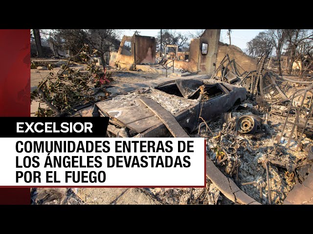 ⁣Los Ángeles parece un "escenario apocalíptico" por los voraces incendios