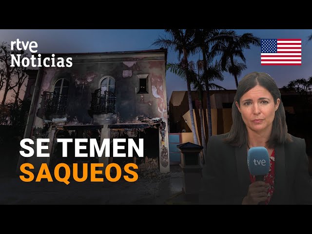 ⁣INCENDIO LOS ÁNGELES: Las LLAMAS SIGUEN AVANZANDO y CONTINÚAN las EVACUACIONES | RTVE Noticias