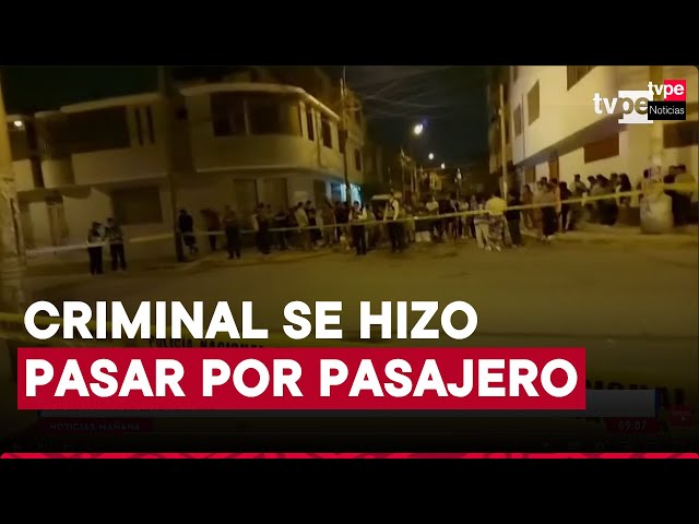 ⁣SMP: asesinan a chofer de empresa de transportes