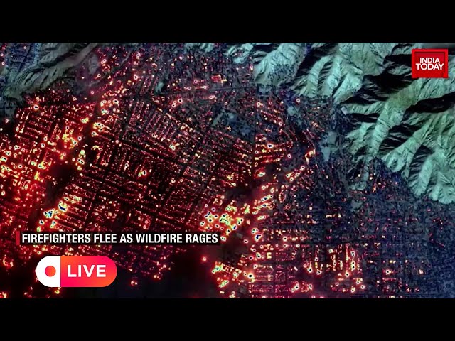 ⁣California Wildfire LIVE:  Firefighters Retreat As Raging Blaze Devastates, Curfew In Los Angeles