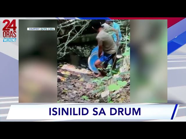 ⁣Businessman na dinukot sa Q.C., pinatay at isinilid sa loob ng drum #shorts | 24 Oras Weekend