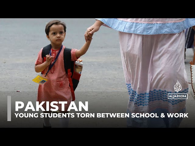 ⁣Pakistan education emergency: Young students torn between school and work