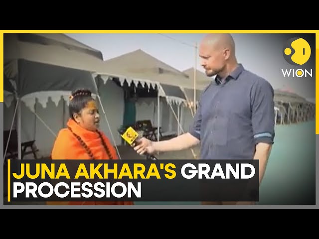 ⁣Maha Kumbh Mela 2025: Juna Akhara Prepares For Maha Kumbh's Grand Opening | WION Exclusive