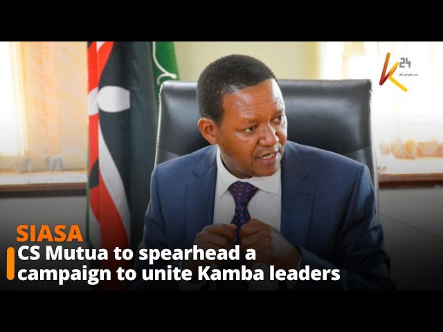 ⁣CS Mutua to spearhead a campaign to unite Kamba leaders