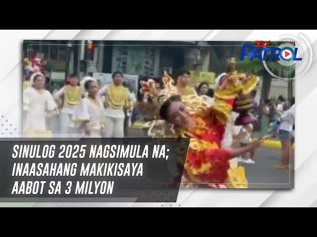 ⁣Sinulog 2025 nagsimula na; inaasahang makikisaya aabot sa 3 milyon | TV Patrol