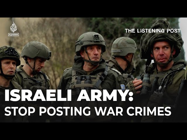 ⁣‘Stop posting your war crimes on social media’ - Israeli army orders soldiers | The Listening Post