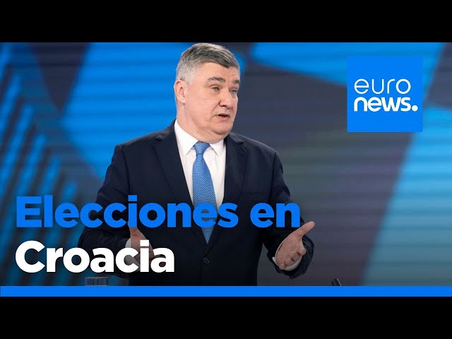 ⁣El presidente croata, "a lo Trump", favorito para ganar la segunda vuelta electoral