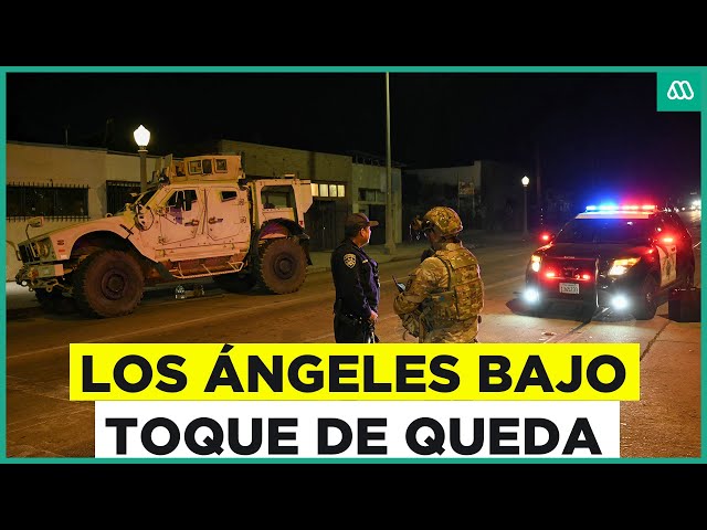 ⁣Devastación en Los Ángeles por incendios: Autoridades decretan toque de queda nocturno