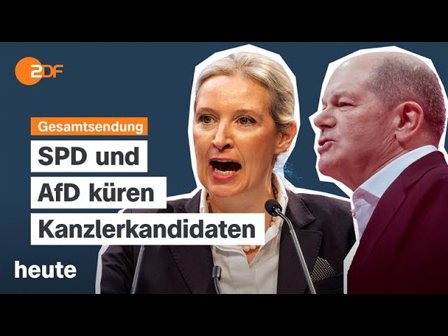 ⁣heute 19 Uhr vom 11.01.25 SPD-Parteitag, scharfe Töne auf AfD-Parteitag, Waldbrände in Kalifornien