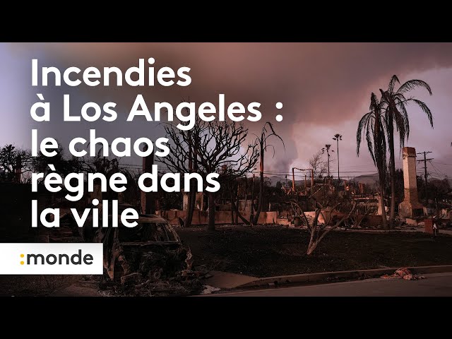 ⁣Incendies en Californie : le chaos règne à Los Angeles