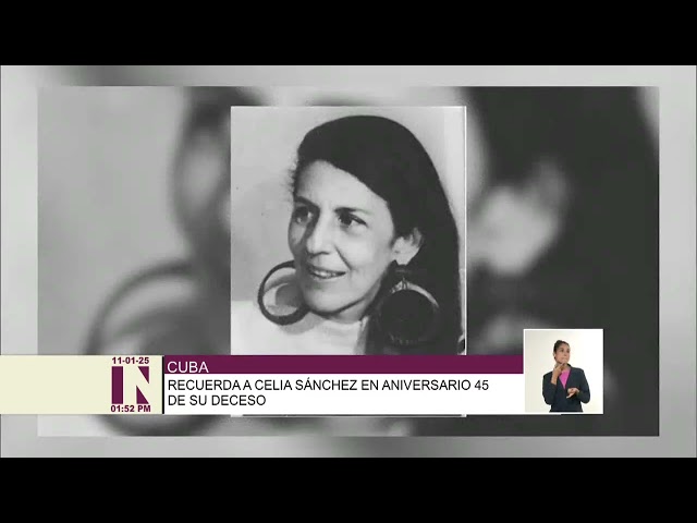 ⁣Celia Sánchez, presente en la memoria del pueblo de Cuba