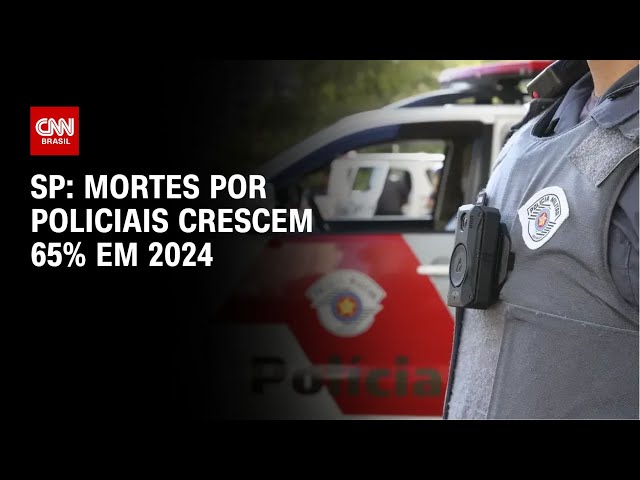 ⁣SP: Mortes por policiais crescem 65% em 2024 | AGORA CNN