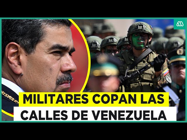 ⁣Tensión en Venezuela: Militares ocupan las calles del país