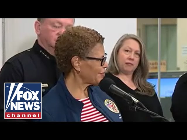 ⁣LA’s Karen Bass gives updates on California wildfires