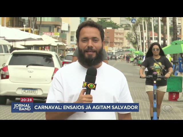 ⁣Ensaios de carnavel já agitam Salvador