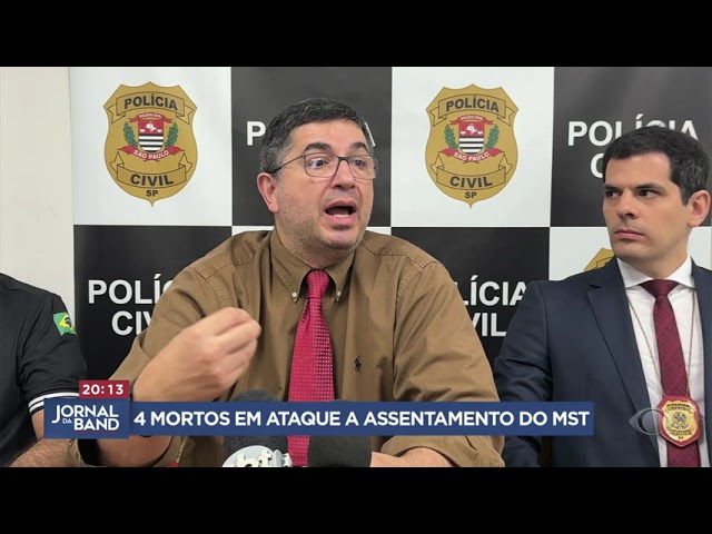 ⁣Ataque em assentamento do MST deixa 4 mortos em SP