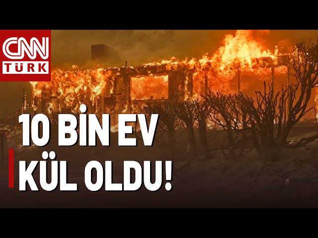 ⁣Los Angeles'ta 10 Bin Ev Kül Oldu! İşte ABD İtfaiyesinin Çaresizliği!