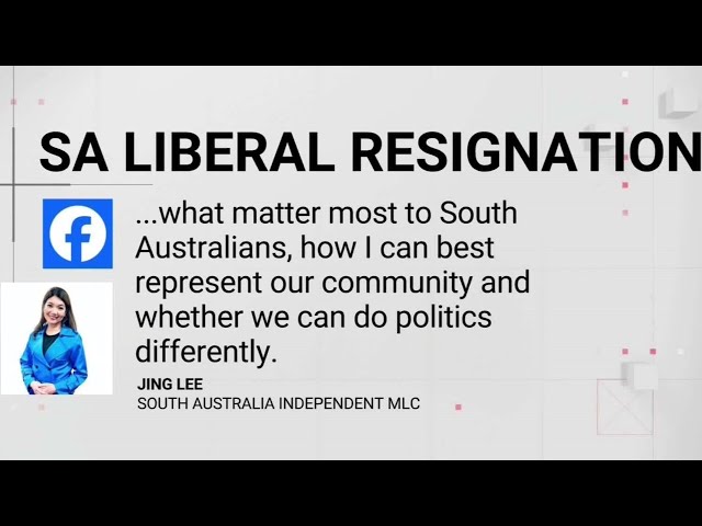 ⁣'Time to reflect': Jing Lee announces immediate resignation from SA Liberal Party