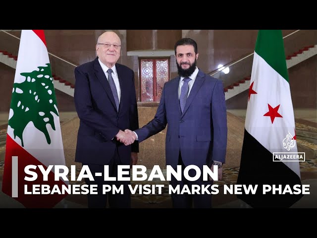 ⁣Syria-Lebanon relations: Lebanese prime minister's visit marks new phase