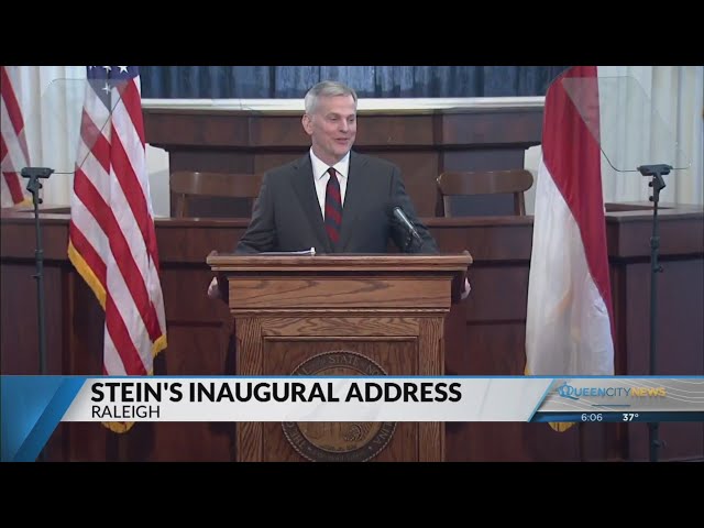 ⁣Governor Josh Stein delivers inaugural address virtually due to canceled ceremony