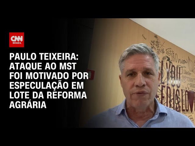 ⁣Paulo Teixeira: Ataque ao MST foi motivado por especulação em lote da reforma agrária | PRIME TIME